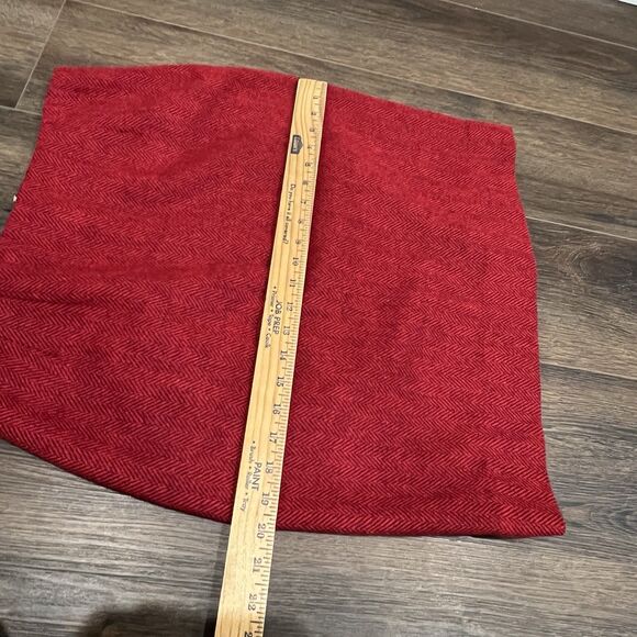 Linda Allard Ellen Tracy 100% Wool Herringbone Pencil Skirt Women’s - Picture 10 of 10